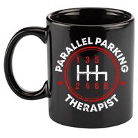 Parallel Parking Therapist Funny Driving School 11oz C Handle Ceramic Mug