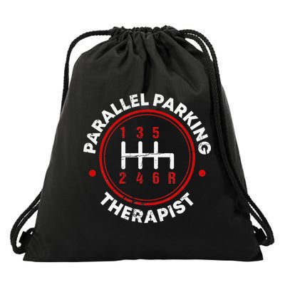 Parallel Parking Therapist Funny Driving School Drawstring Bag