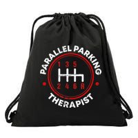 Parallel Parking Therapist Funny Driving School Drawstring Bag