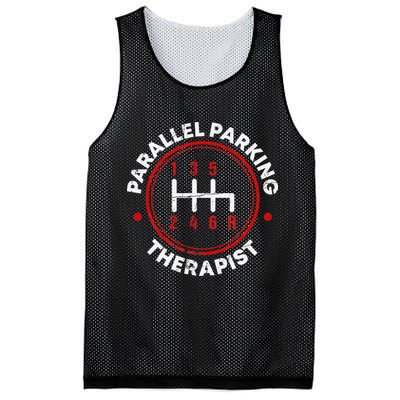 Parallel Parking Therapist Funny Driving School Mesh Reversible Basketball Jersey Tank