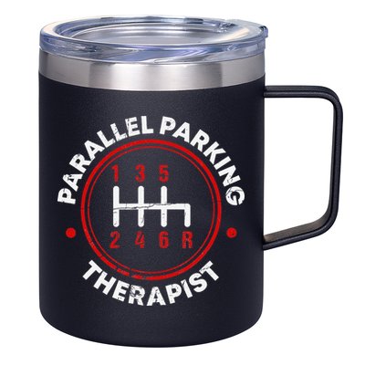 Parallel Parking Therapist Funny Driving School 12oz Stainless Steel Coffee Mug