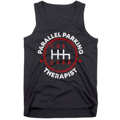 Parallel Parking Therapist Funny Driving School Tank Top