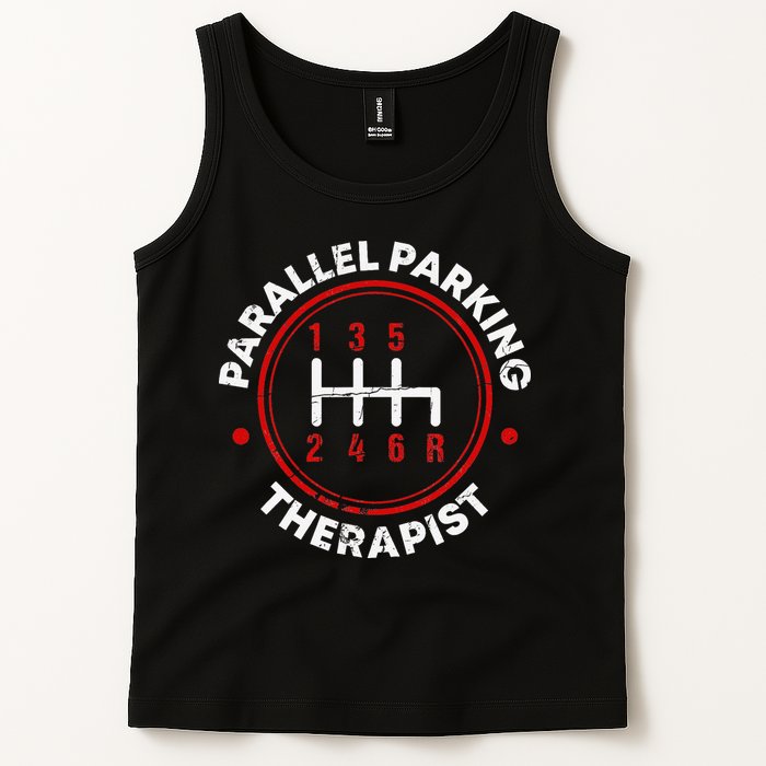 Parallel Parking Therapist Funny Driving School Tank Top