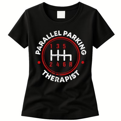 Parallel Parking Therapist Funny Driving School Womens T-Shirt