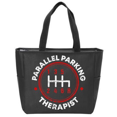 Parallel Parking Therapist Funny Driving School Zip Tote Bag