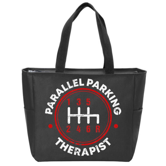 Parallel Parking Therapist Funny Driving School Zip Tote Bag