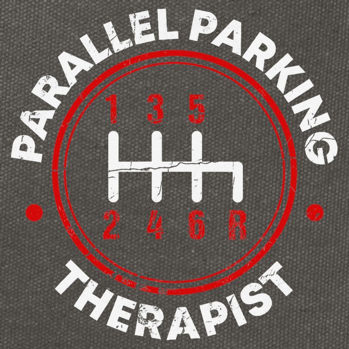 Parallel Parking Therapist Funny Driving School Cotton Canvas Backpack