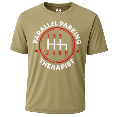 Parallel Parking Therapist Funny Driving School Cooling Performance Crew T-Shirt
