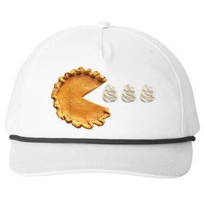 Pumpkin Pie Thanksgiving Snapback Five-Panel Rope Hat