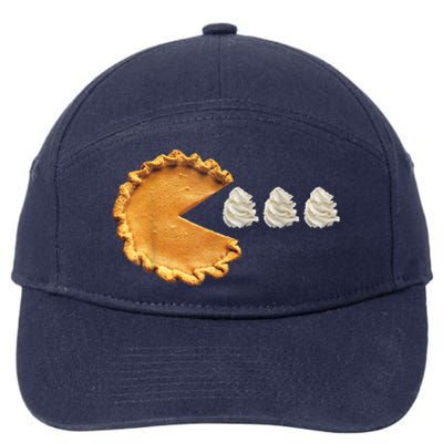 Pumpkin Pie Thanksgiving 7-Panel Snapback Hat