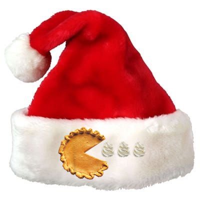 Pumpkin Pie Thanksgiving Premium Christmas Santa Hat