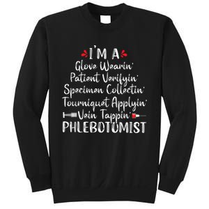 Phlebotomist Phlebotomy Technician Funny Nurse Clinical Sweatshirt