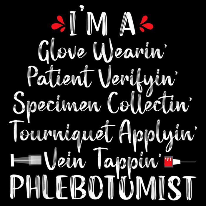Phlebotomist Phlebotomy Technician Funny Nurse Clinical Impact Tech Backpack