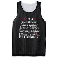 Phlebotomist Phlebotomy Technician Funny Nurse Clinical Mesh Reversible Basketball Jersey Tank