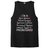 Phlebotomist Phlebotomy Technician Funny Nurse Clinical PosiCharge Competitor Tank