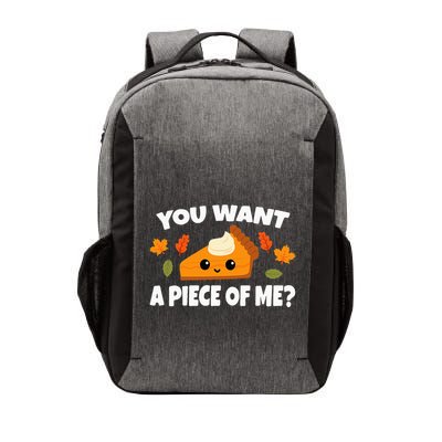 Pumpkin Pie Thanksgiving You Want A Piece Of Me Vector Backpack