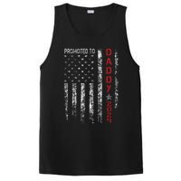 Patriotic Promoted To Daddy Est 2024 First Time Dad PosiCharge Competitor Tank