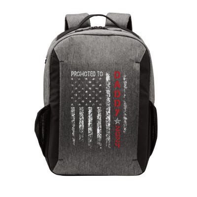 Patriotic Promoted To Daddy Est 2024 First Time Dad Vector Backpack