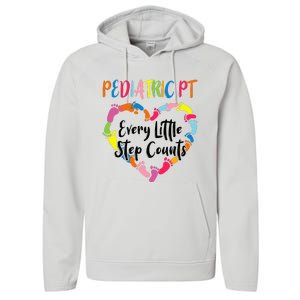 Pediatric Physical Therapy PT Every Little Step Counts Performance Fleece Hoodie