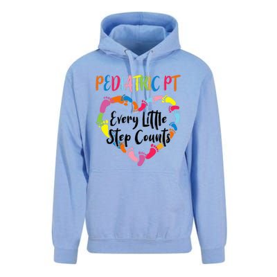 Pediatric Physical Therapy PT Every Little Step Counts Unisex Surf Hoodie