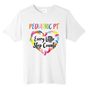 Pediatric Physical Therapy PT Every Little Step Counts Tall Fusion ChromaSoft Performance T-Shirt