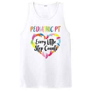 Pediatric Physical Therapy PT Every Little Step Counts PosiCharge Competitor Tank