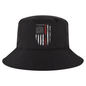 Patriotic Promoted To Daddy Est 2025 First Time Dad Cool Comfort Performance Bucket Hat