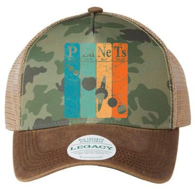 Planets Periodic Table Elements Solar System Planets Legacy Tie Dye Trucker Hat