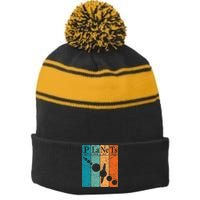 Planets Periodic Table Elements Solar System Planets Stripe Pom Pom Beanie