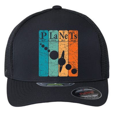 Planets Periodic Table Elements Solar System Planets Flexfit Unipanel Trucker Cap