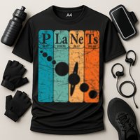 Planets Periodic Table Elements Solar System Planets Performance Shirt