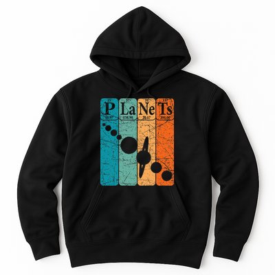 Planets Periodic Table Elements Solar System Planets Hoodie