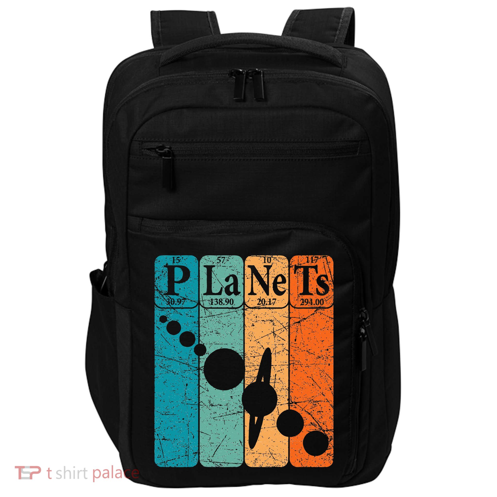 Planets Periodic Table Elements Solar System Planets Impact Tech Backpack