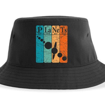 Planets Periodic Table Elements Solar System Planets Sustainable Bucket Hat