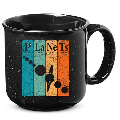 Planets Periodic Table Elements Solar System Planets 15oz Campfire Ceramic Mug