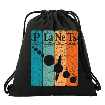 Planets Periodic Table Elements Solar System Planets Drawstring Bag