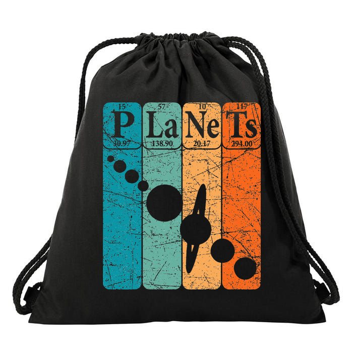 Planets Periodic Table Elements Solar System Planets Drawstring Bag