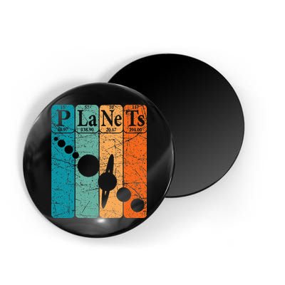 Planets Periodic Table Elements Solar System Planets Magnet