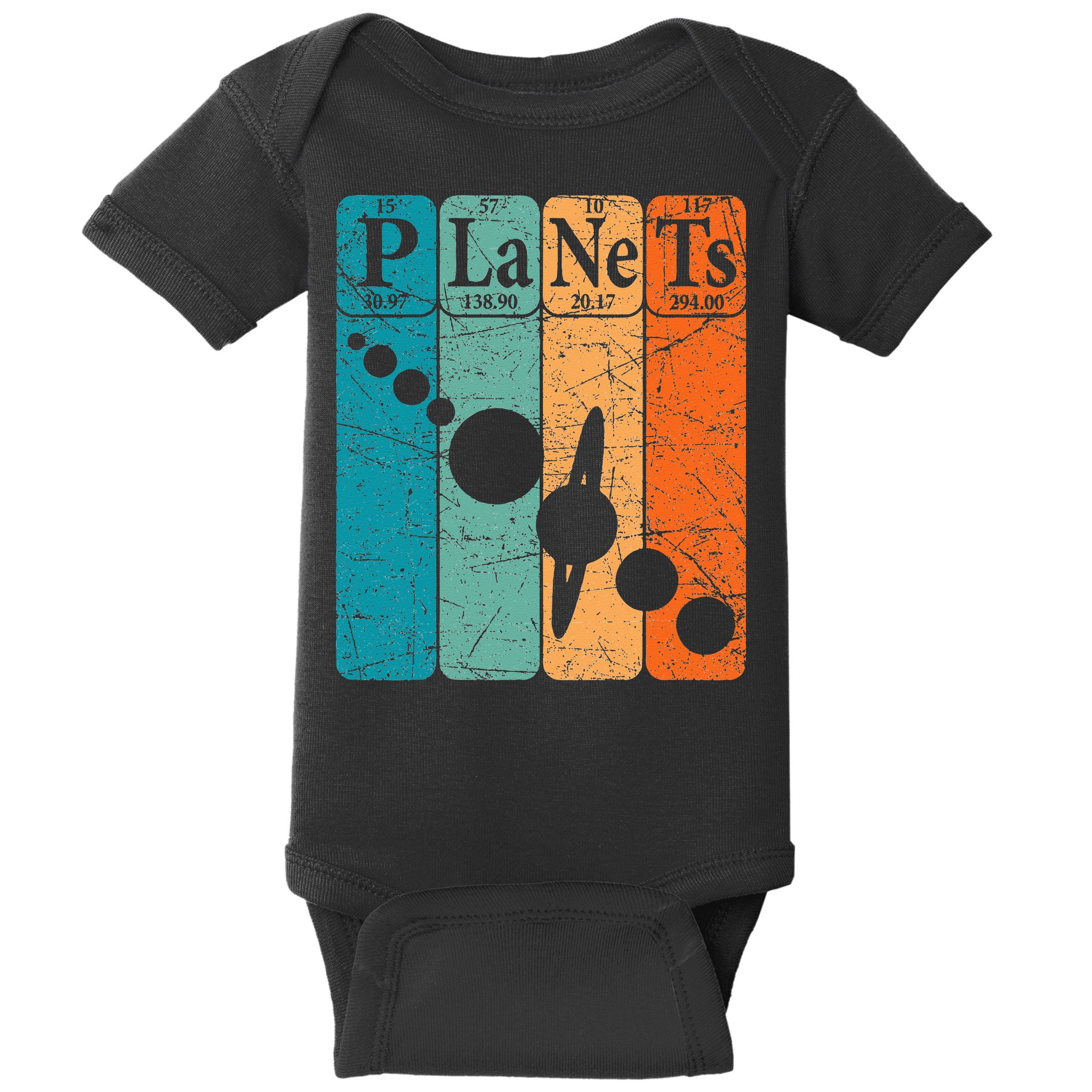 Planets Periodic Table Elements Solar System Planets Baby Bodysuit