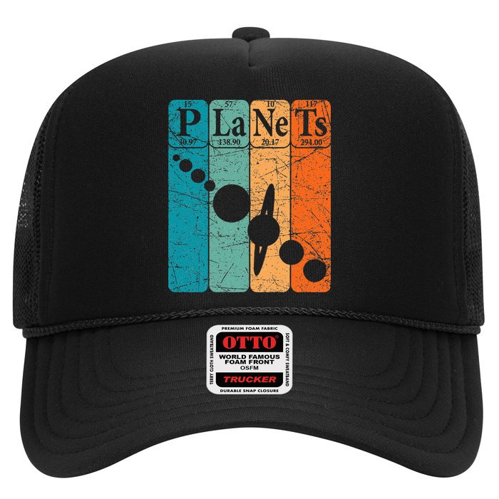 Planets Periodic Table Elements Solar System Planets Trucker Hat