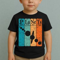 Planets Periodic Table Elements Solar System Planets Toddler T-Shirt