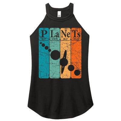 Planets Periodic Table Elements Solar System Planets Women's Perfect Tri Rocker Tank