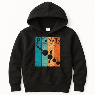 Planets Periodic Table Elements Solar System Planets Kids Hoodie