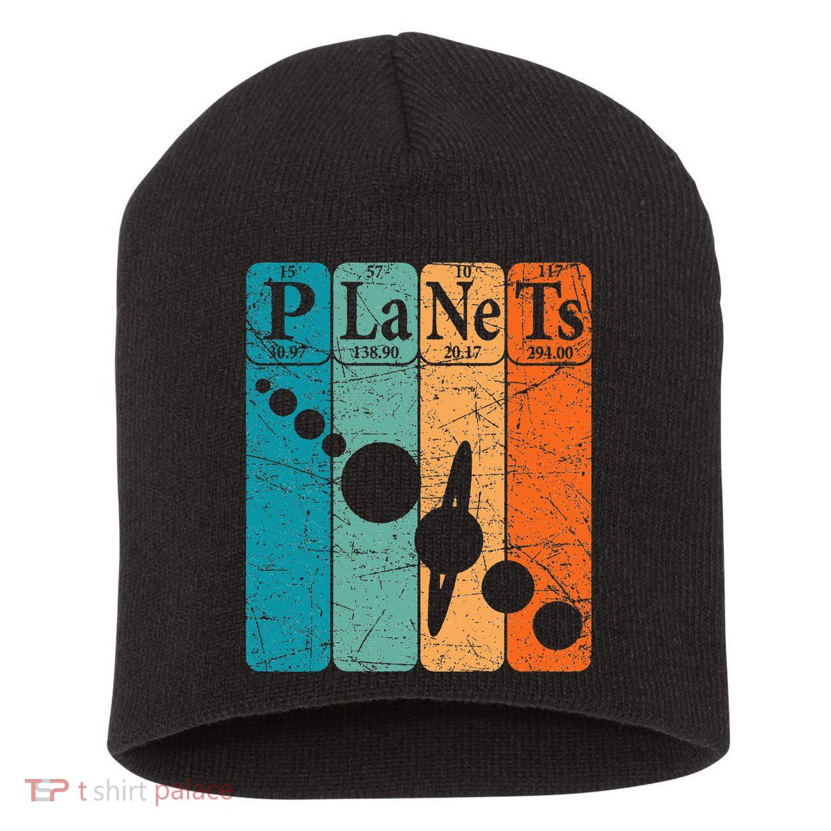 Planets Periodic Table Elements Solar System Planets Short Acrylic Beanie