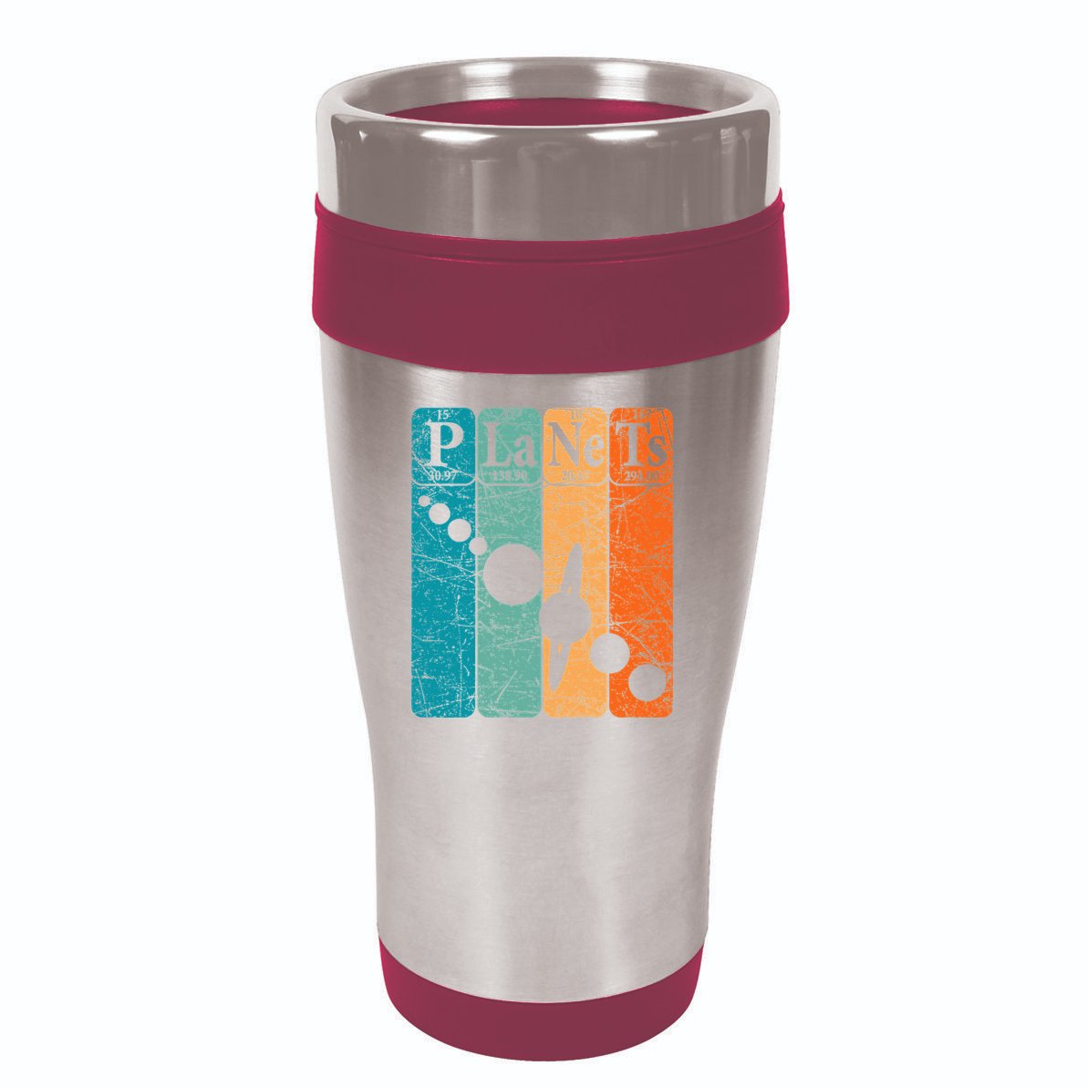 Planets Periodic Table Elements Solar System Planets 16oz Travel Tumbler