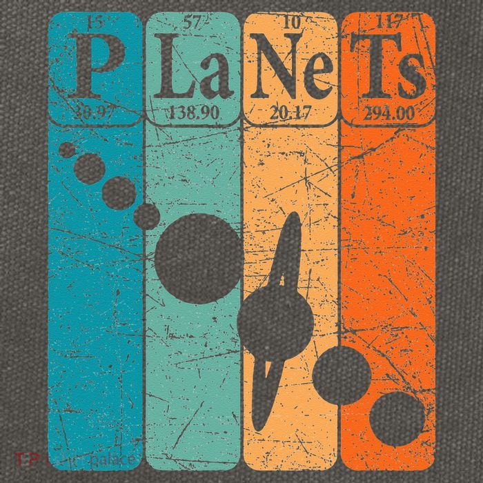 Planets Periodic Table Elements Solar System Planets Cotton Canvas Backpack