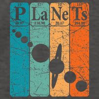 Planets Periodic Table Elements Solar System Planets Vector Backpack