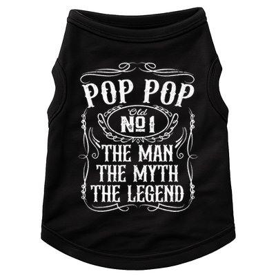 Pop Pop The Man The Myth The Legend Funny Fathers Day Gift Doggie Tank