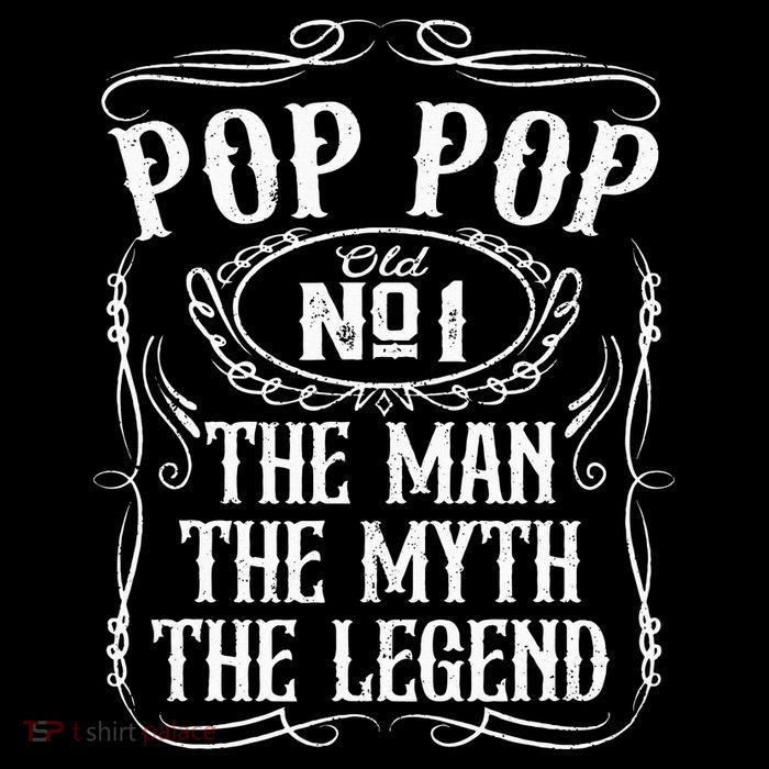 Pop Pop The Man The Myth The Legend Funny Fathers Day Gift Button