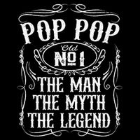 Pop Pop The Man The Myth The Legend Funny Fathers Day Gift Bag